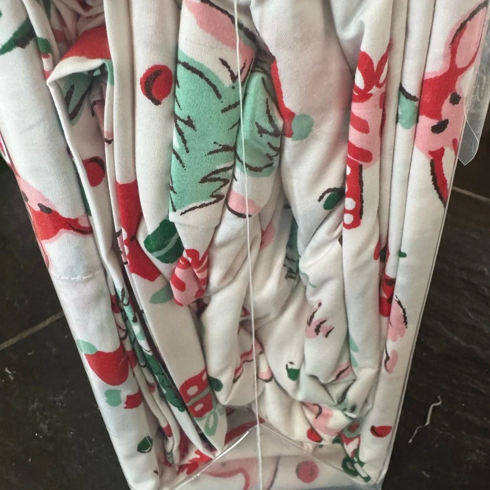 CATH KIDSON “ditsy deer”pink Christmas sheet set King size (I have Queen& full!)